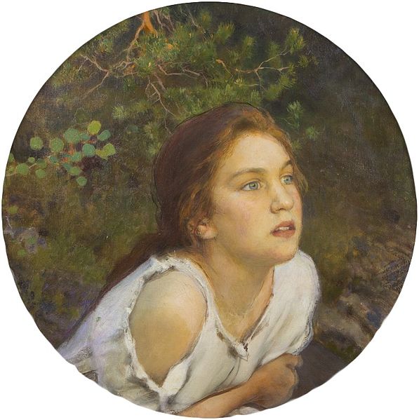 Eero_Järnefelt_-_Forest_Girl_(1894)